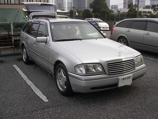 シートカバーの取付実例,ベンツ C クラス,1.jpg