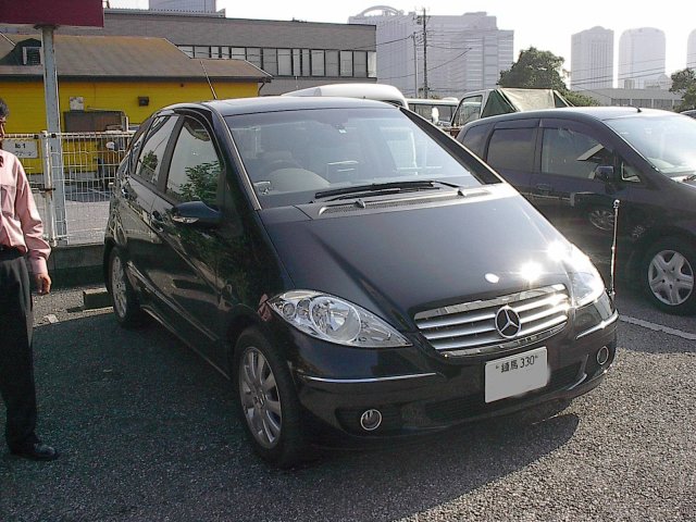 シートカバーの取付実例,ベンツ A クラス,1.jpg