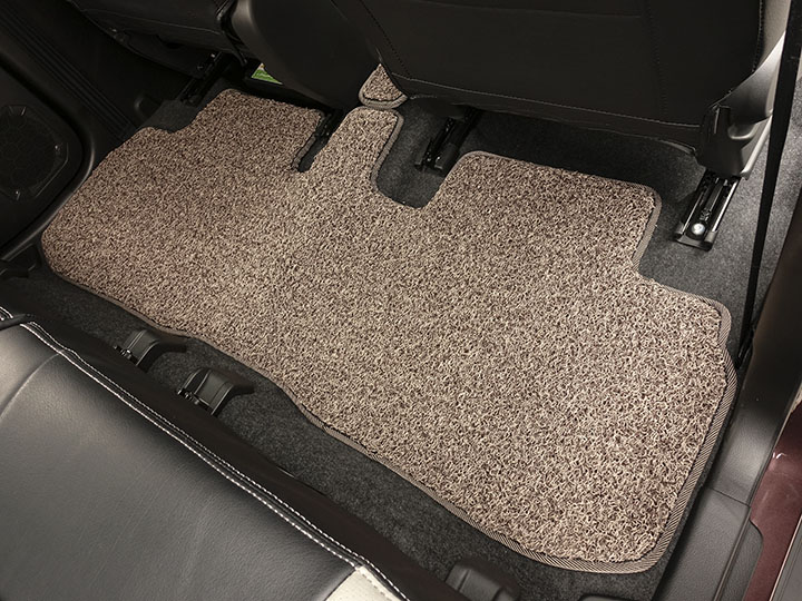 フロアマットの取付実例、番号:124、車名:クロスビー、モデル:コイルマット、色相:ベージュ、10265_6.jpg、 