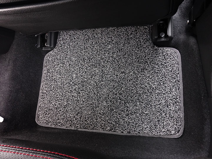 フロアマットの取付実例、番号:130、車名:シビック、モデル:コイルマット、色相:グレー、10270_7.jpg、 
