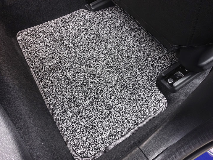 フロアマットの取付実例、番号:130、車名:シビック、モデル:コイルマット、色相:グレー、10270_8.jpg、 