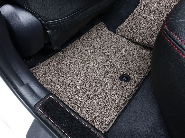 フロアマットの取付実例、番号:128、車名:クラウン、モデル:コイルマット、色相:ベージュ、10274_9.jpg、 