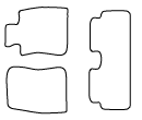 レクサス RXのフロアマット適合 品番:1285A