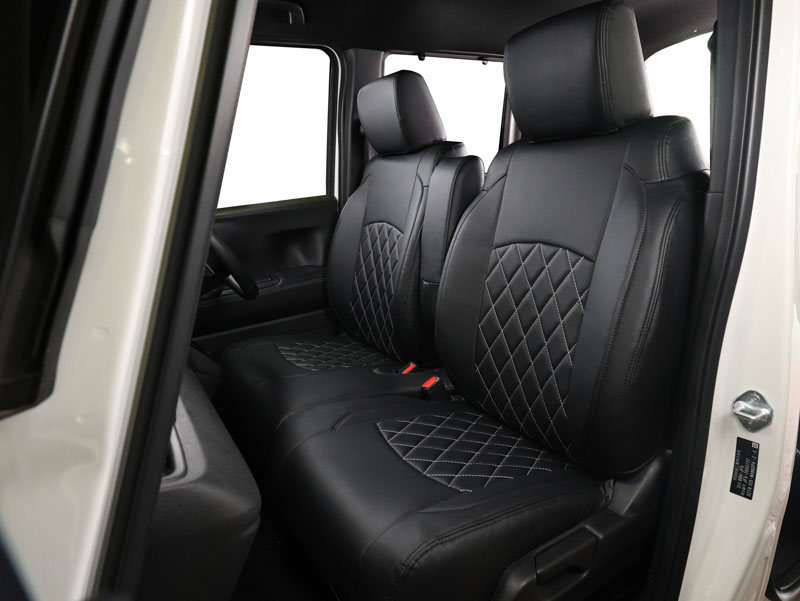 キルティング(Quilting) シートカバー(Seatcover)  ホワイトステッチ