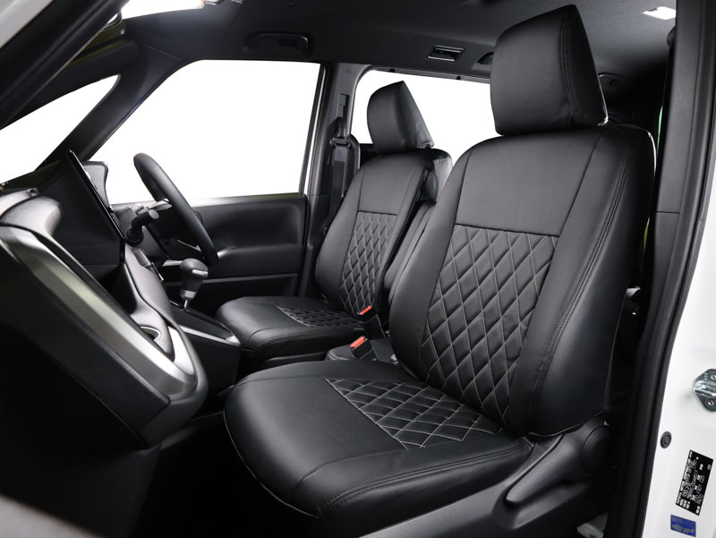 キルティング(Quilting) シートカバー(Seatcover)  ホワイトステッチ