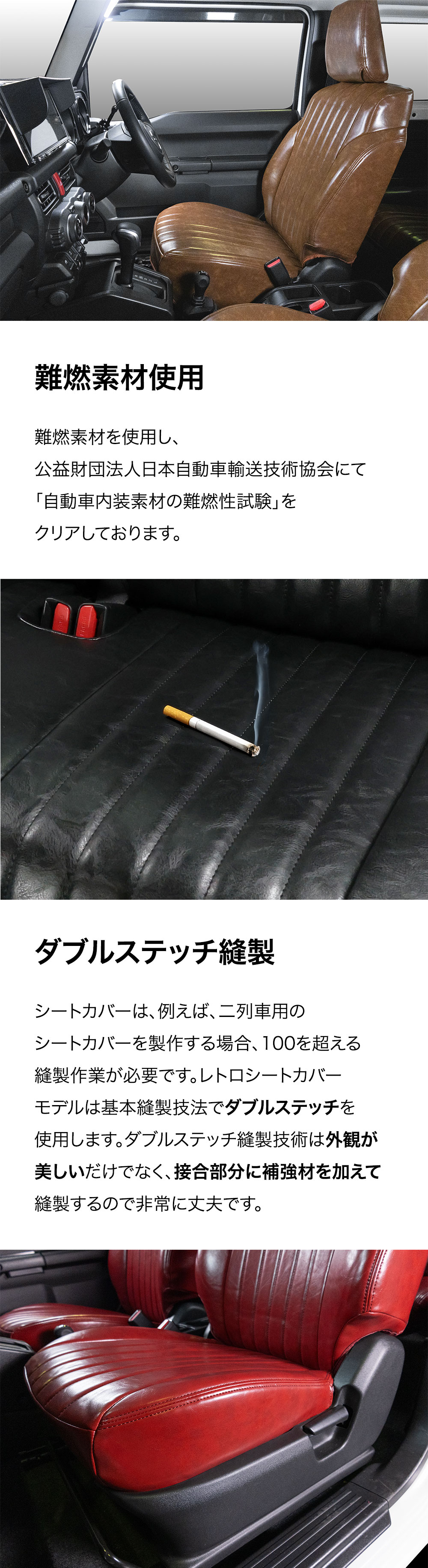 ジムニー レトロー シートカバー 