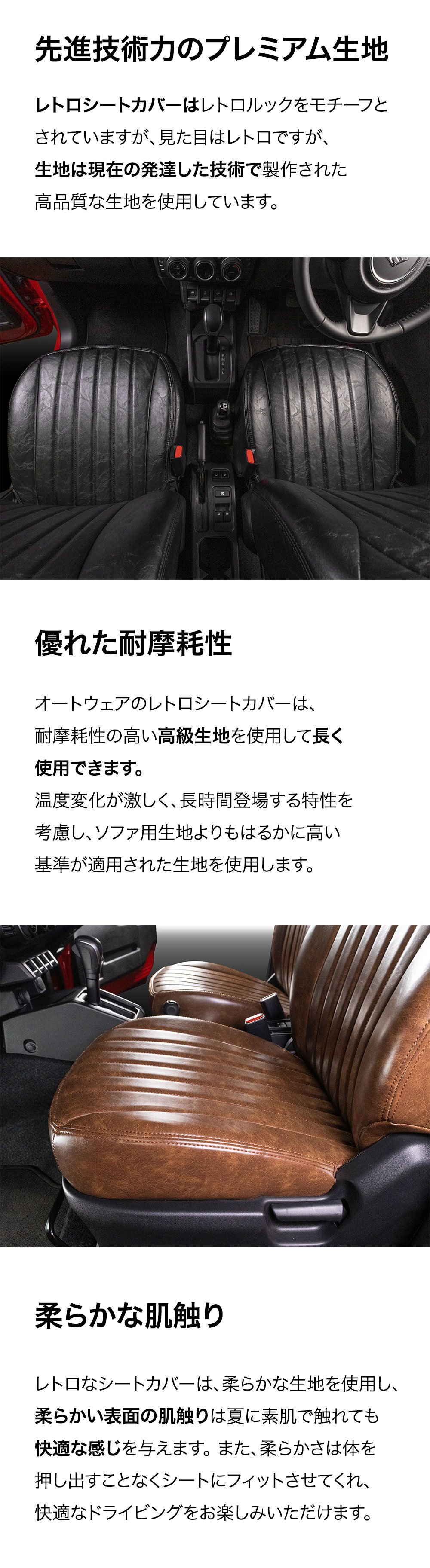 ジムニー JC74W系 ノマド  レトロー シートカバー 