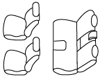 フォレスターのシートカバー適合 品番:962E