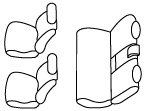 フォレスターのシートカバー適合 品番:962F